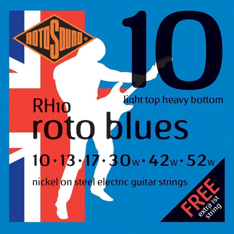 ROTOSOUND - Set Guitarra Eléctrica 10-52 RH10 Rotosound
