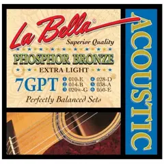 LA BELLA - Set guitarra electroacústica 7GPT (Phosphorbronce)
