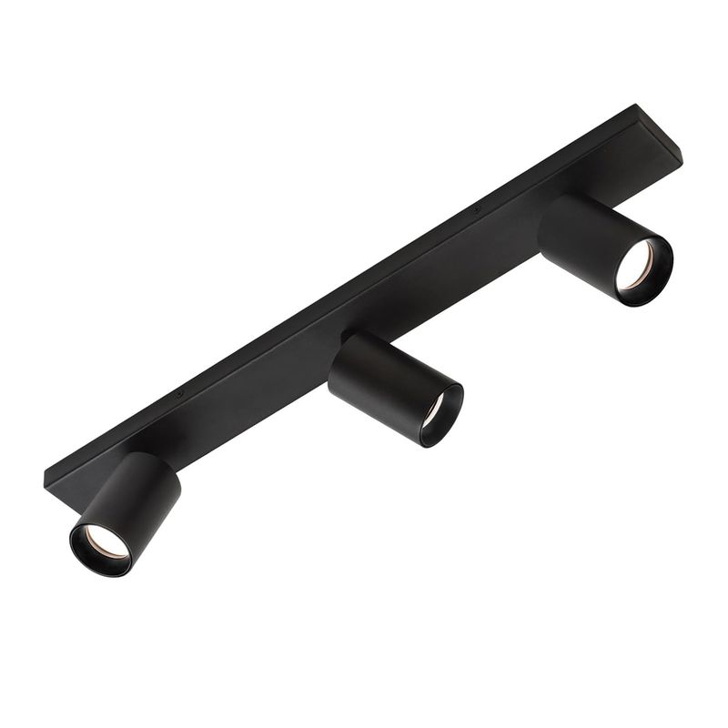 HB LEDS - Foco Spot Para Cielo o Muro Porta 3xGU-10 Negro M