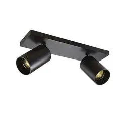 HB LEDS - Foco Spot Para Cielo o Muro Porta 2xGU-10 Negro M