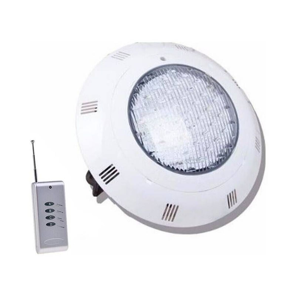 HB LEDS - Foco Piscina LED RGB Con Control Remoto Gris 24W-12V