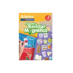 ADETEC - Juego Didáctico Aprende A Reciclar Láminas Magnéticas 3años