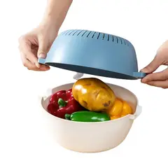 GENERICO - Set Bowl y colador pocillo Color Celeste 2,4 litros 8025.