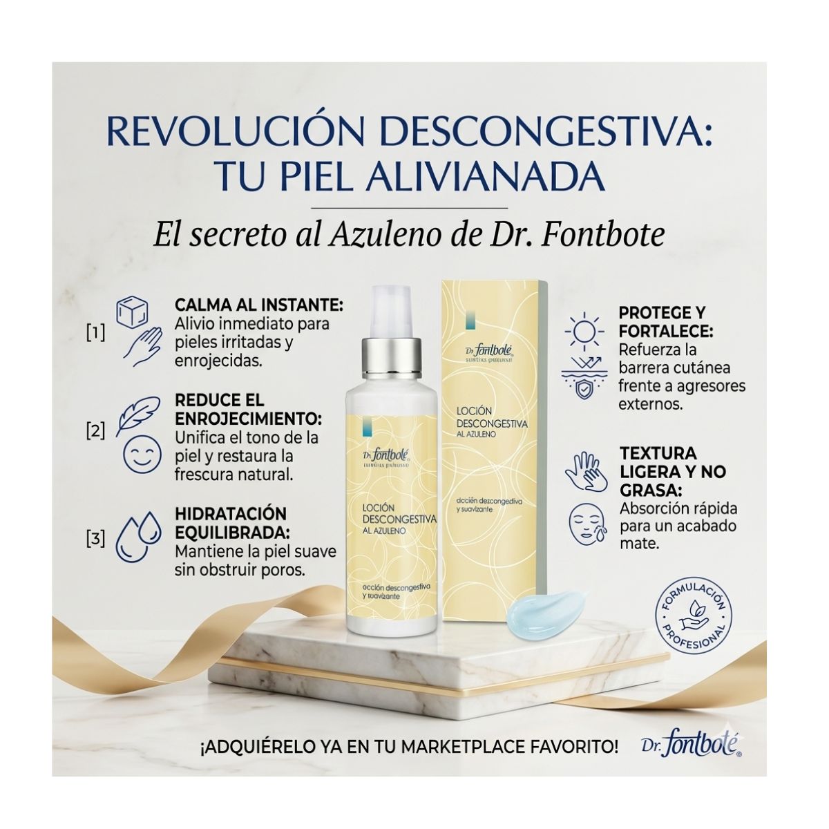 DR FONTBOTE - Locion Descongestiva Al Azuleno 150 ml DR FONTBOTE