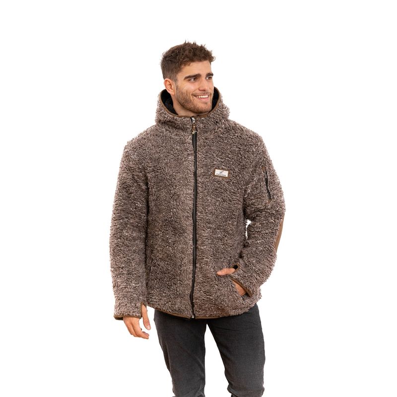 FALCONE - Chaqueta Chiporro Clásica V5 Café Trigo Hombre Falcone