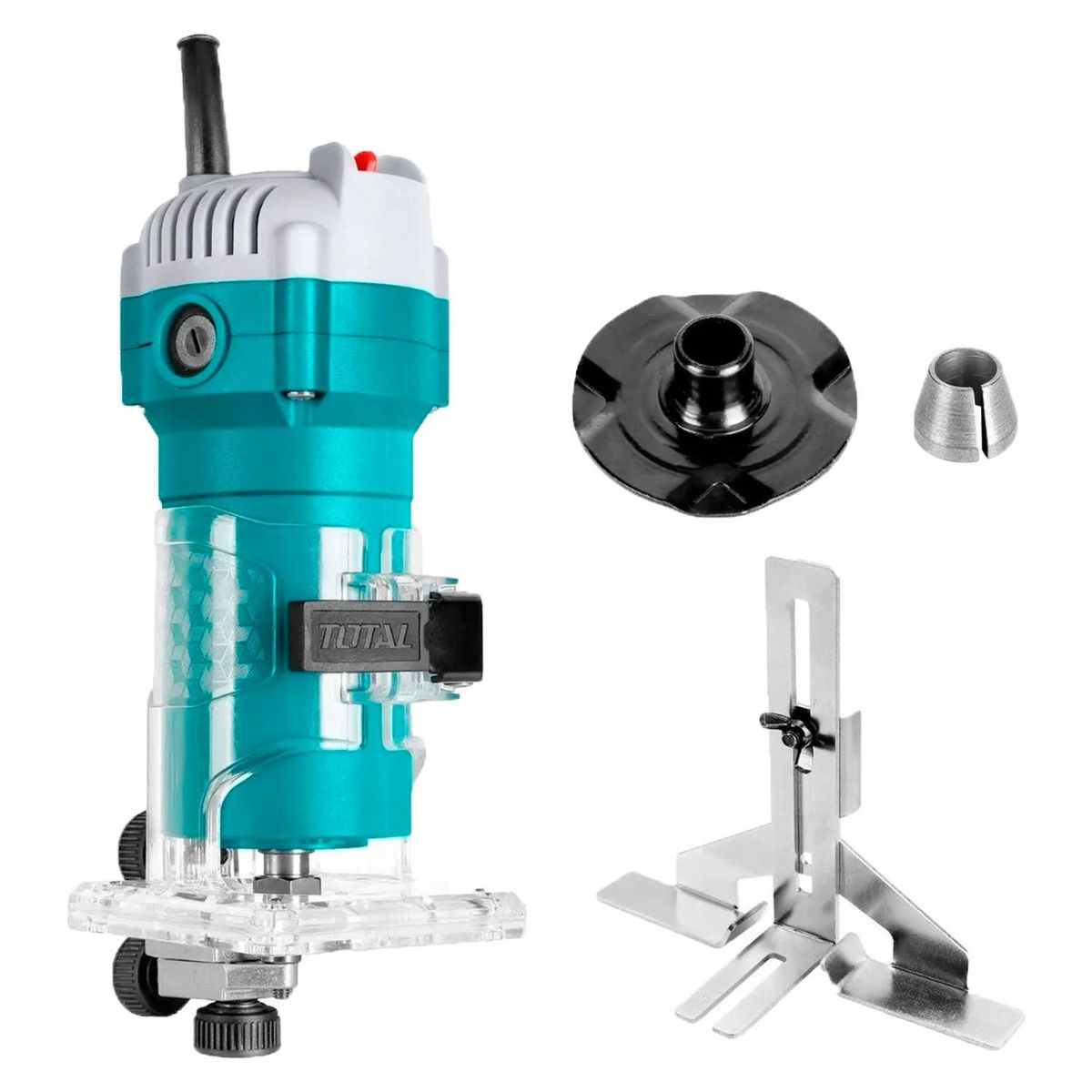 TOTAL TOOLS - Fresadora Router Tupi De Mano 6mm 14 600w Total Tlt6001