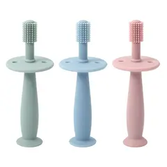 COCHOLITO KIDS - Cepillo De Dientes Con Celdas de Silicona Para Bebés y Niños