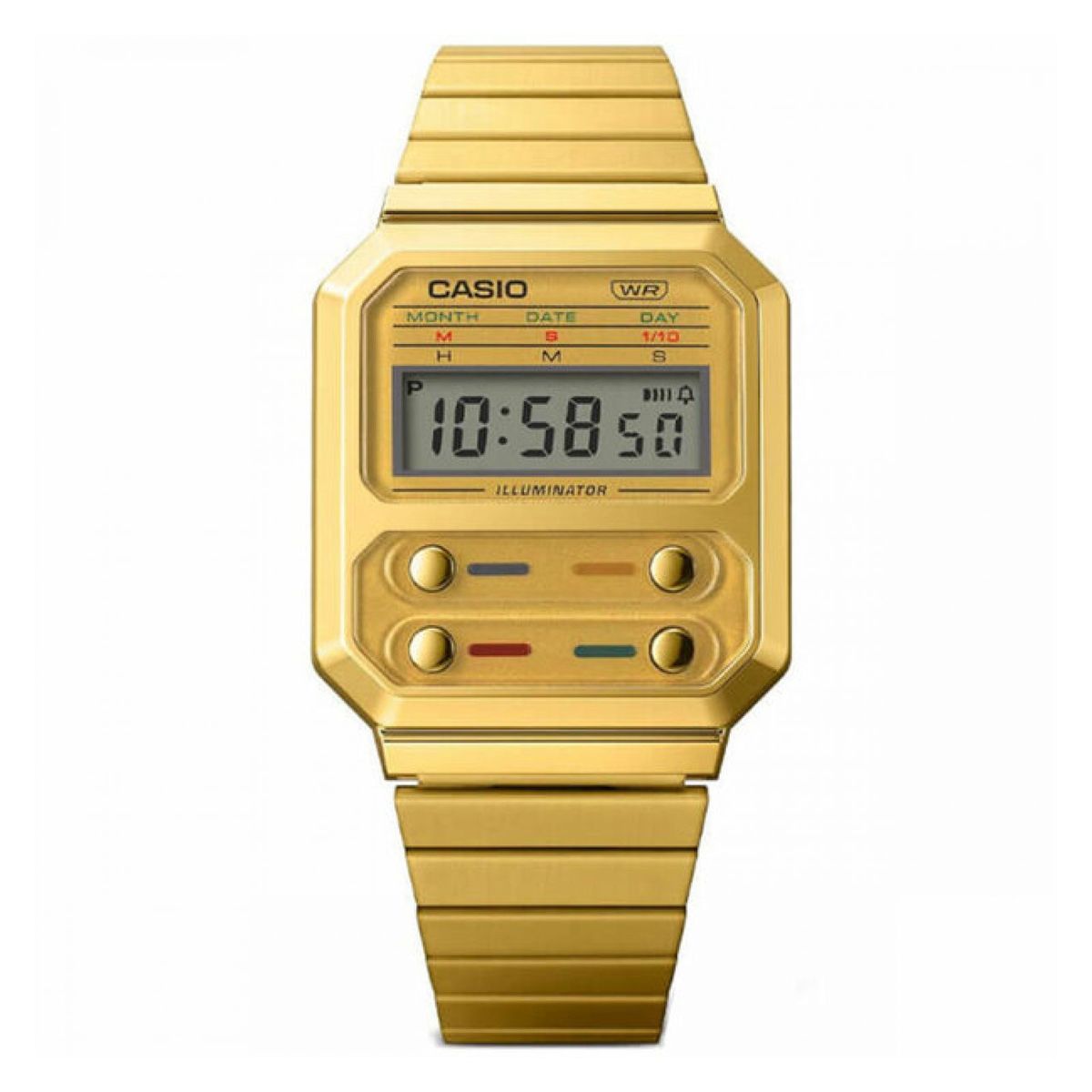 S & P - Reloj UNISEX CASIO  A-100WEG-9A