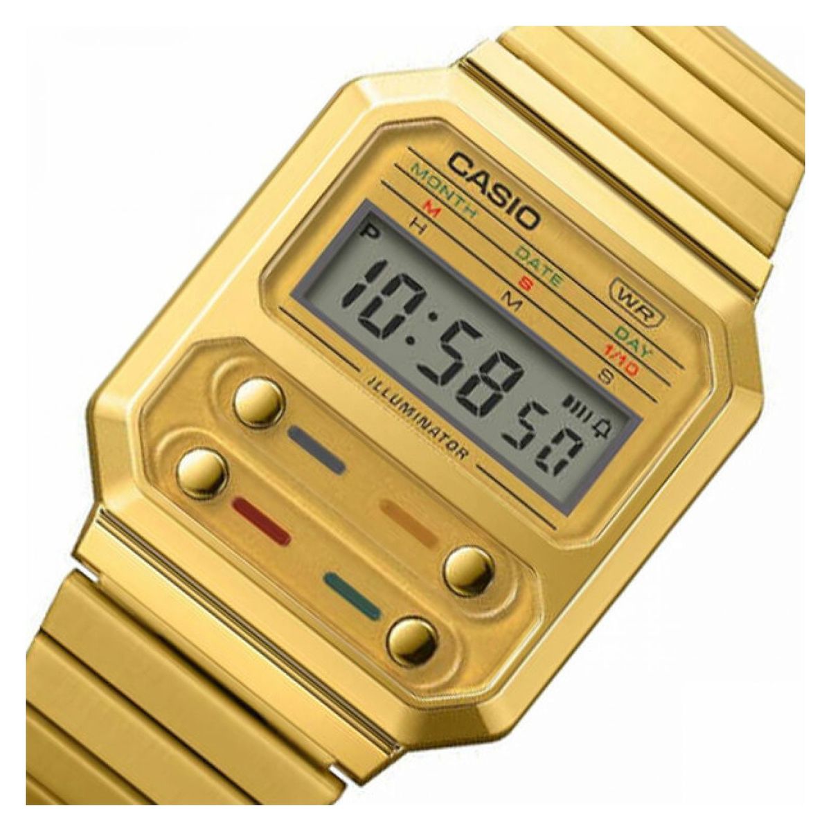 S & P - Reloj UNISEX CASIO  A-100WEG-9A