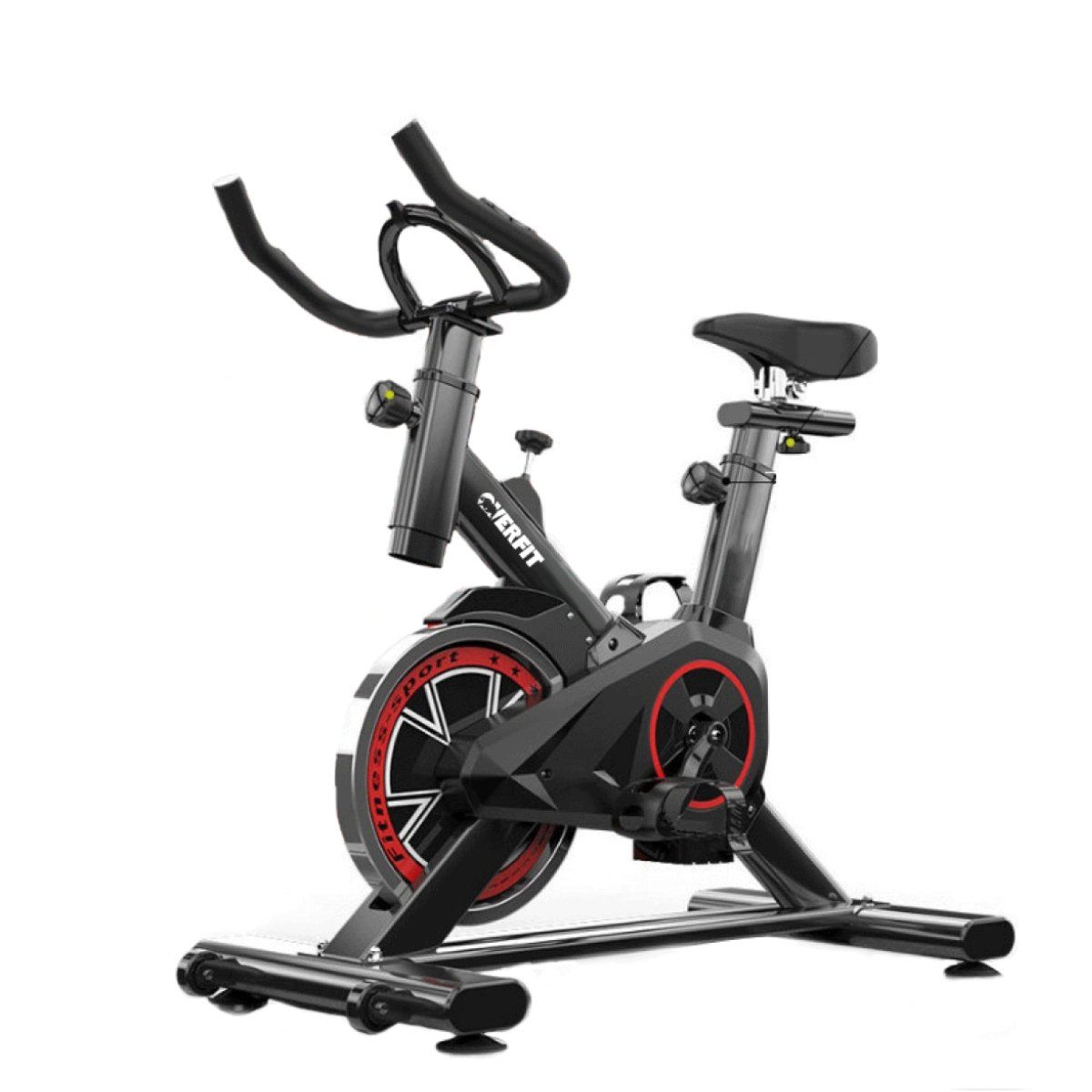 OVERFIT - Bicicleta de Spinning Estática Profesional  Ejercicio