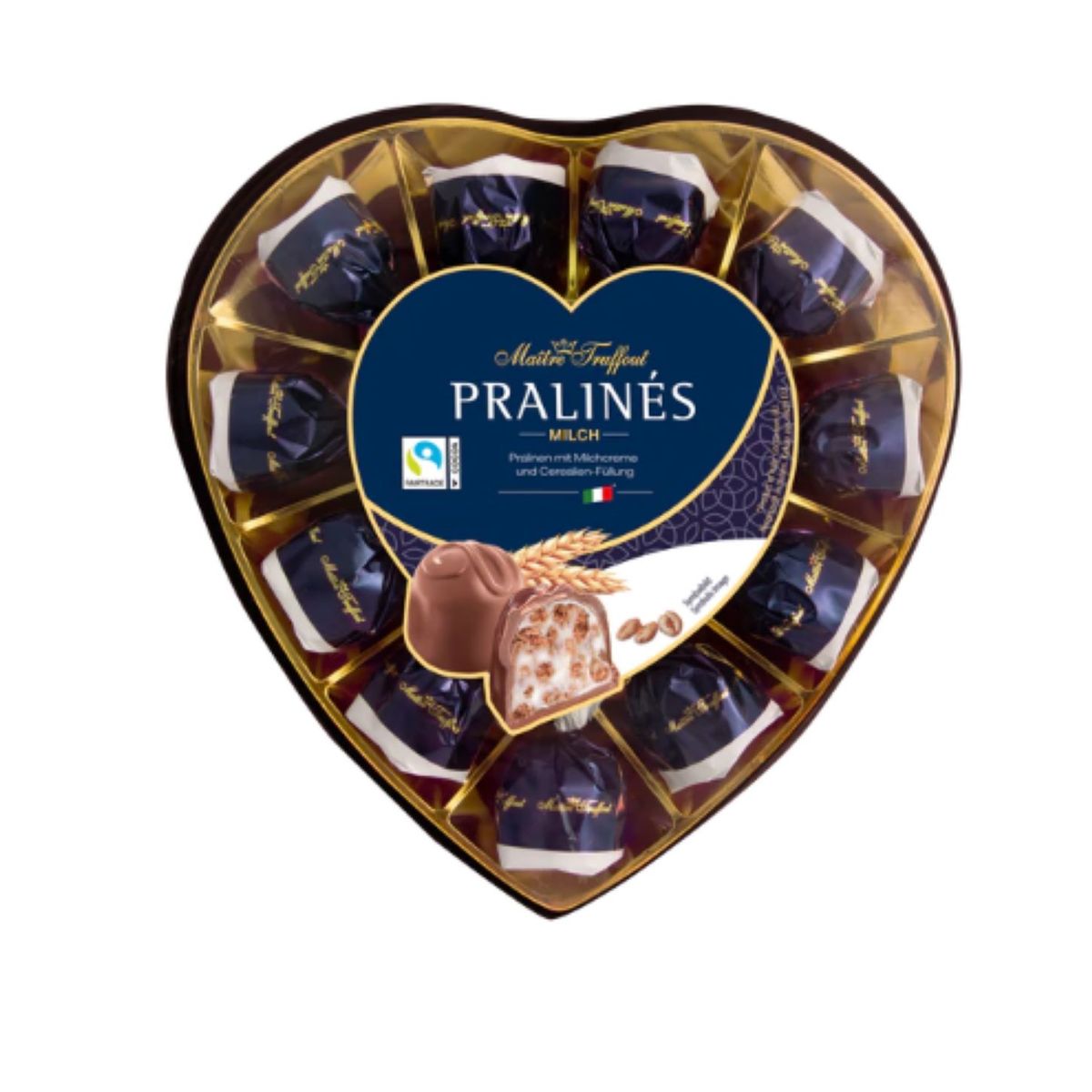 MAITRE TRUFFOUT - Chocolate Bombón Estuche Corazón Milk Cream Maitre Truffout