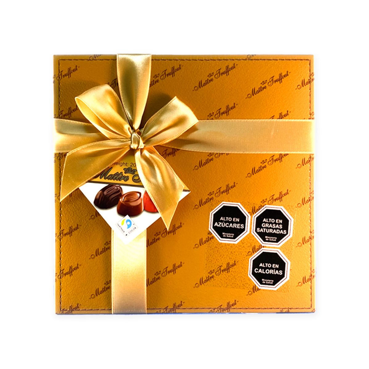 MAITRE TRUFFOUT - Bombones Caja Amarillo surtidos Maitre Truffout 200 Grs.