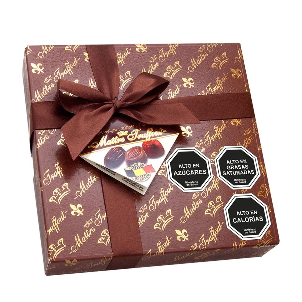 MAITRE TRUFFOUT - Bombones Caja Cafe surtidos Maitre Truffout 200 Grs.