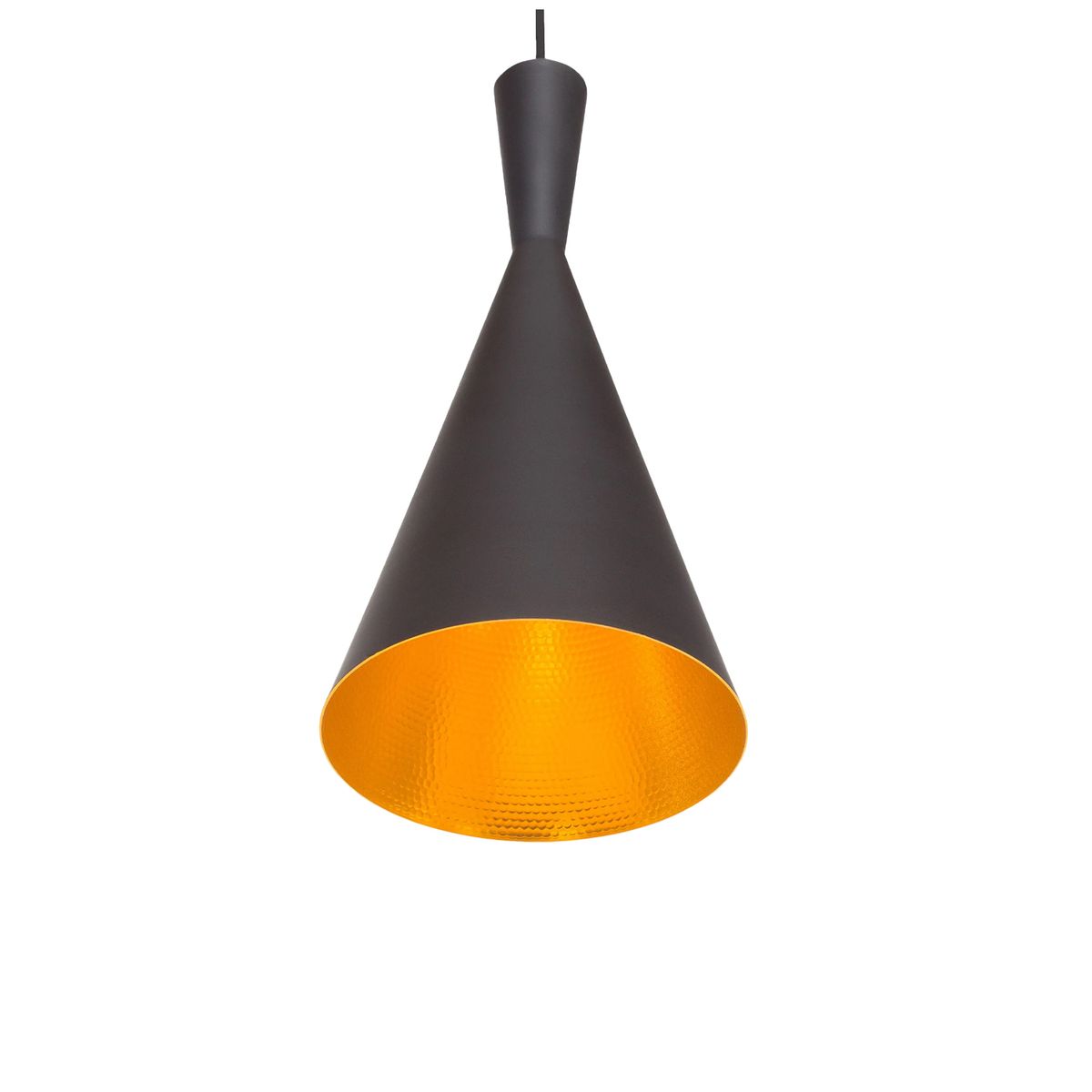 WANT - Lámpara Colgante TD Negro Dorado