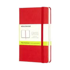 MOLESKINE - Libreta Clásica tapa blanda chica roja lisa