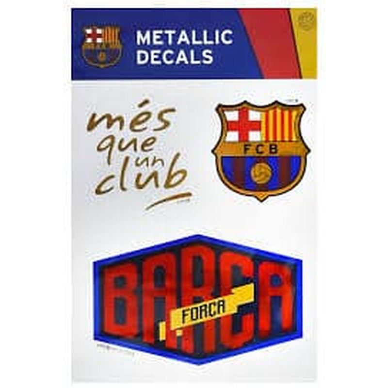 GENERICO - MACCABI STICKER FUTBOL BARCELONA STICKERS METALIZADOS