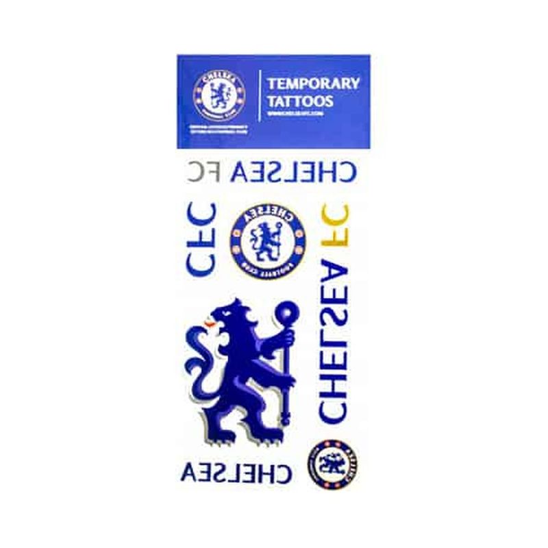 GENERICO - MACCABI TATTOO-STICKERS CON BRILLO FUTBOL - CHELSEA