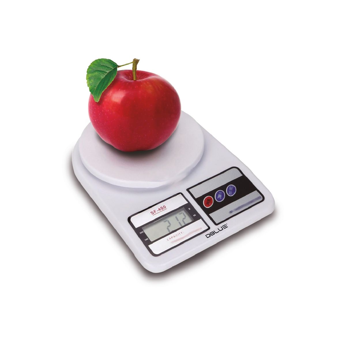 DBLUE - Pesa Balanza Digital de Cocina 7Kg Dblue
