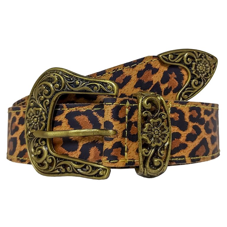 MASCORRO LEATHER CINTURÓN DE CUERO FLORAL main image 1