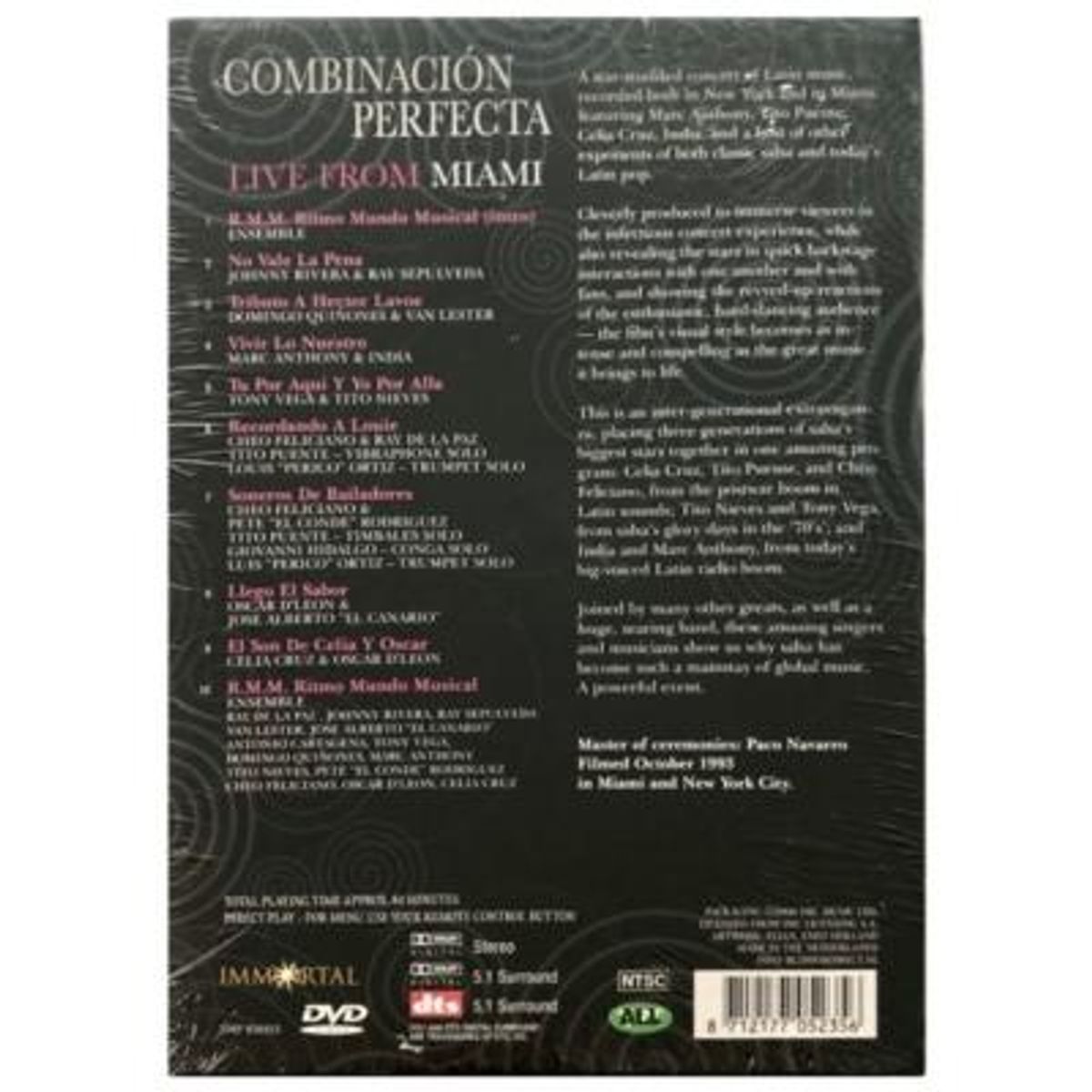 HITWAY MUSIC - COMBINACION PERFECTA - LIVE FROM MIAMI - DVD HITWAY MUSIC