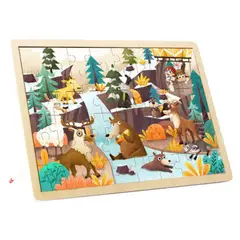 TOOKY - Rompecabezas de madera Alpine Puzzle