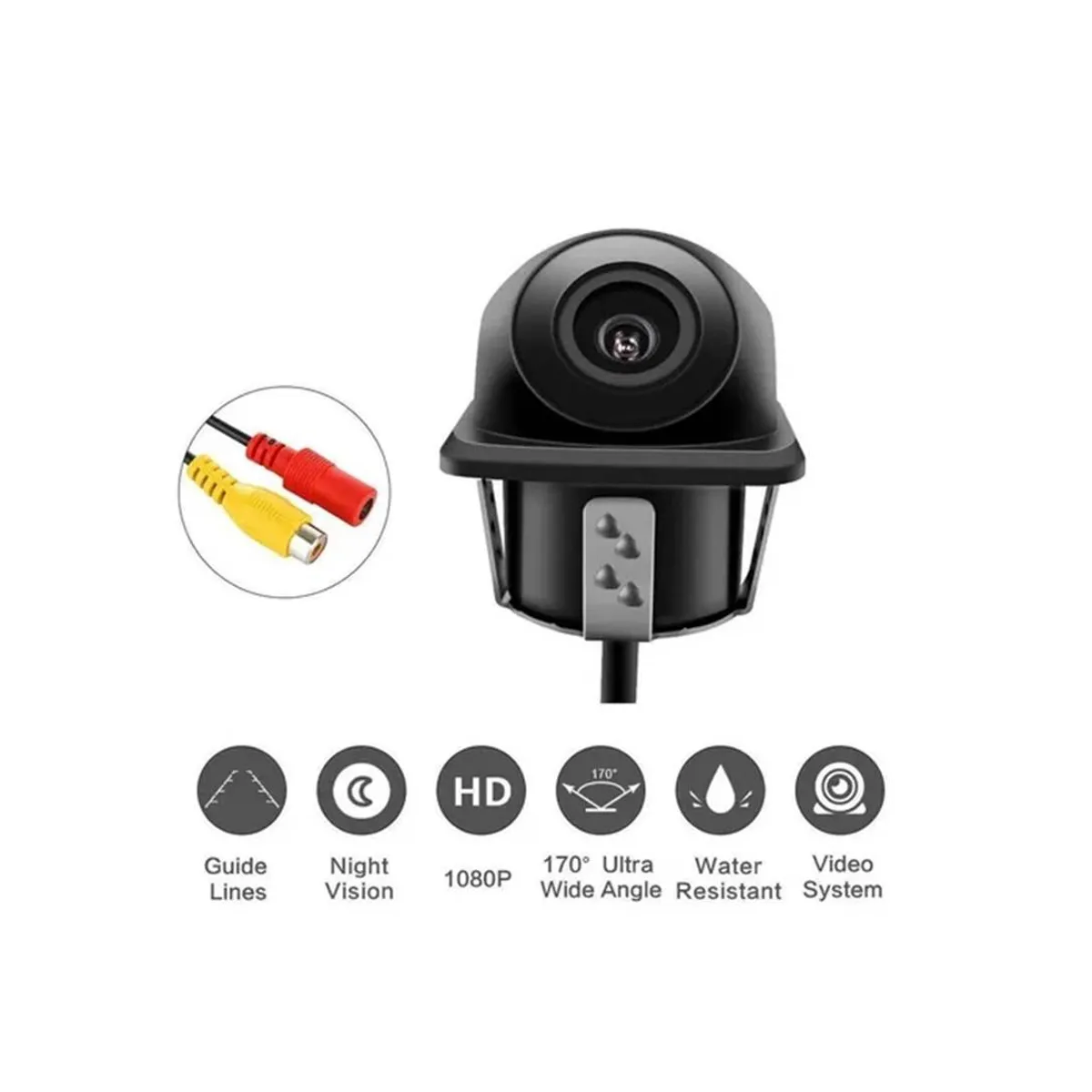 GENERICO - Hd Camara Auto Visión Nocturna Retroceso Ip66 12v