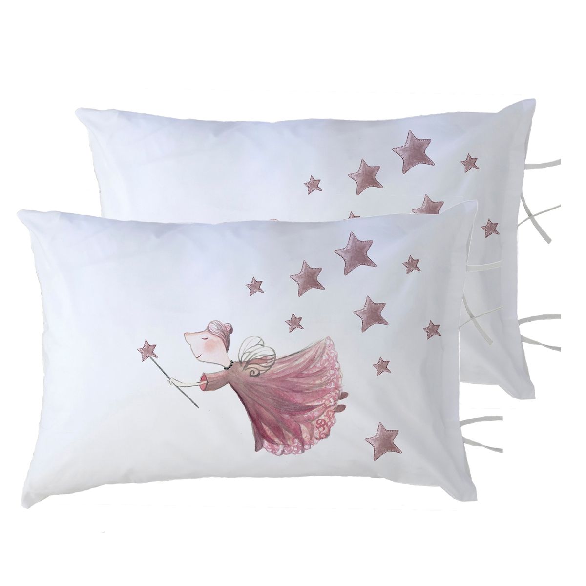 MARGARITA SCHEEL BY CASA ALVARINHO - PACK 2 FUNDAS ALMOHADA HADA 50X70