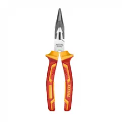 TOTAL TOOLS - Alicate Punta 8 Pulgadas Para Electricista