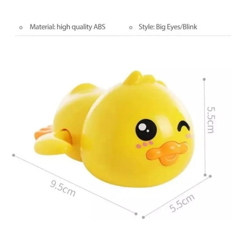 UNIVERSAL - PATO NADADOR A CUERDA BAÑO BEBE