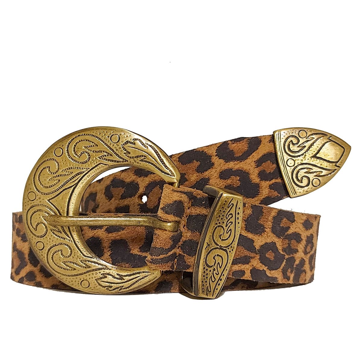 MAECUEROS - Cinturón Cuero ABC Luna