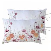PACK 2 FUNDAS ALMOHADA FLORCITAS BAMBI 50X70