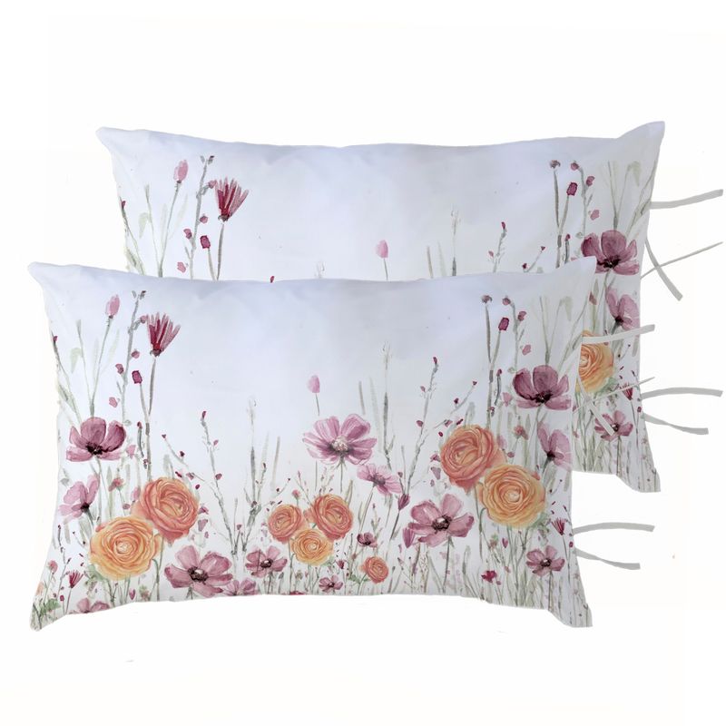MARGARITA SCHEEL BY CASA ALVARINHO - PACK 2 FUNDAS ALMOHADA FLORCITAS BAMBI 50X70