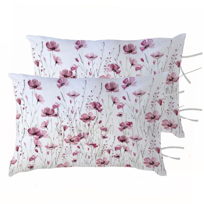 MARGARITA SCHEEL BY CASA ALVARINHO - PACK 2 FUNDAS ALMOHADA FLORCITAS UNICORNIO 50X70