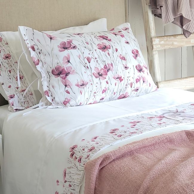 MARGARITA SCHEEL BY CASA ALVARINHO - PACK 2 FUNDAS ALMOHADA FLORCITAS UNICORNIO 50X70