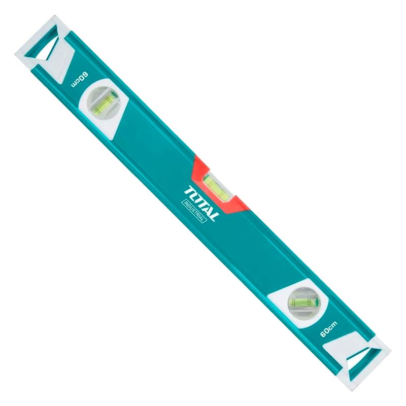 TOTAL TOOLS - Nivel Aluminio 3 Burbujas 60cm