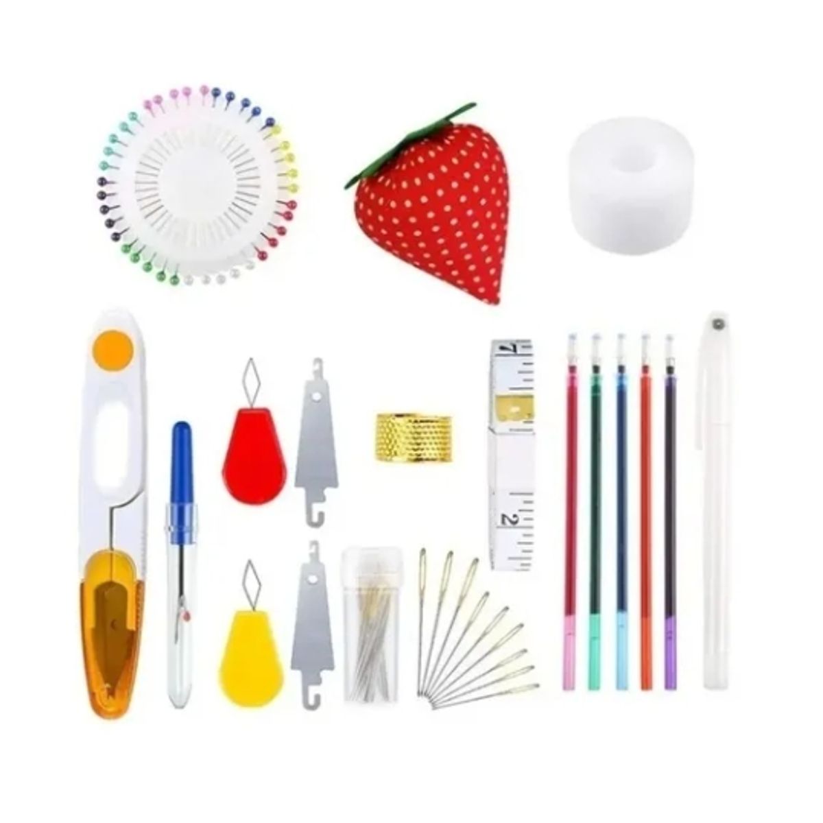 ESHOPANGIE - Set De Agujas Mágica Bordado  Kit De Hilos De Bordar Bambu