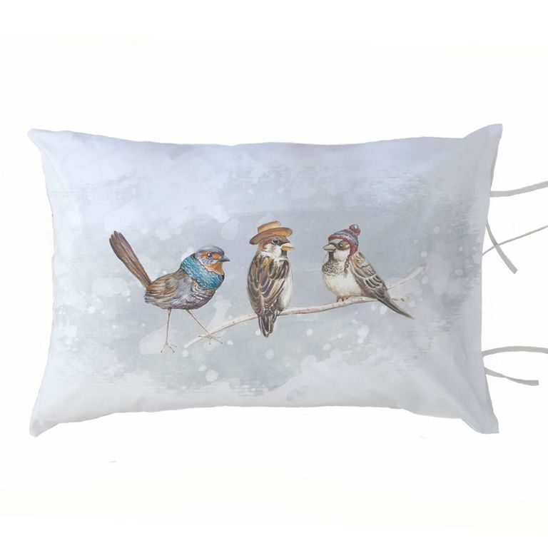 Funda Almohada Pajaritos Amigos 50x70 Pack 2