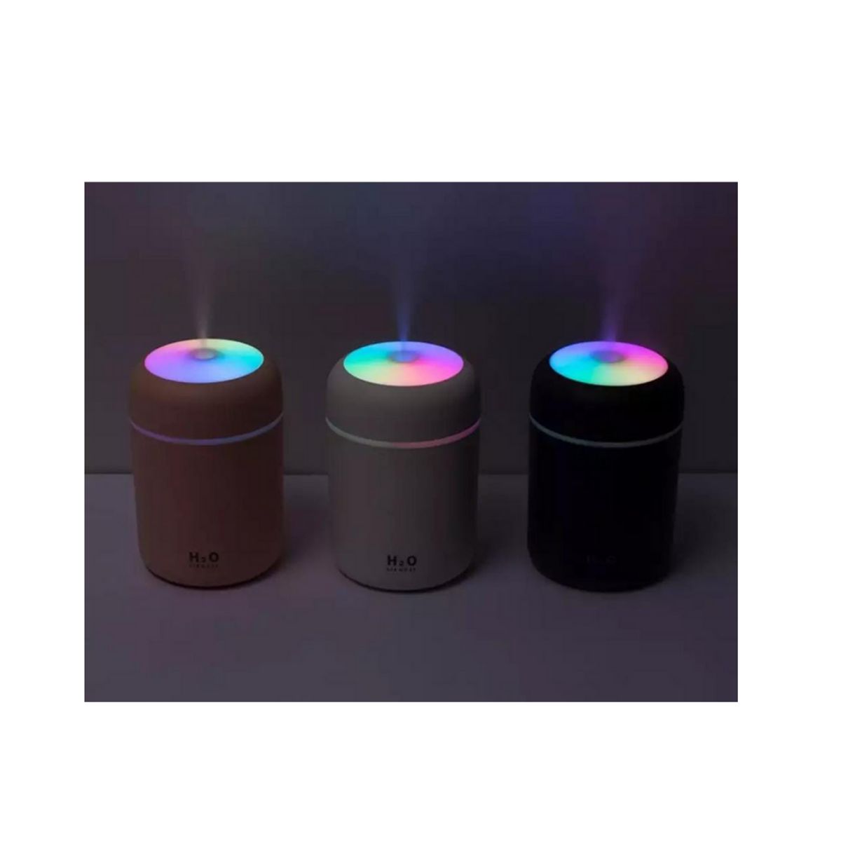 GENERICO - HUMIDIFICADOR DIFUSOR LED COLORFULL ROSA
