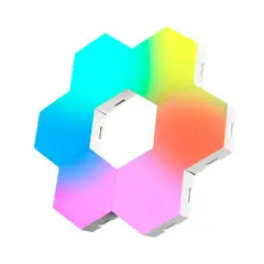 SNAKE GAMER - Luces Hexagonales RGB Vipera One SN1150 no Usa Pilas