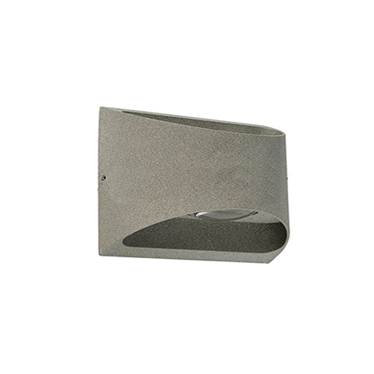 HB LEDS - Apliqué LED Gris 2 * 5 W