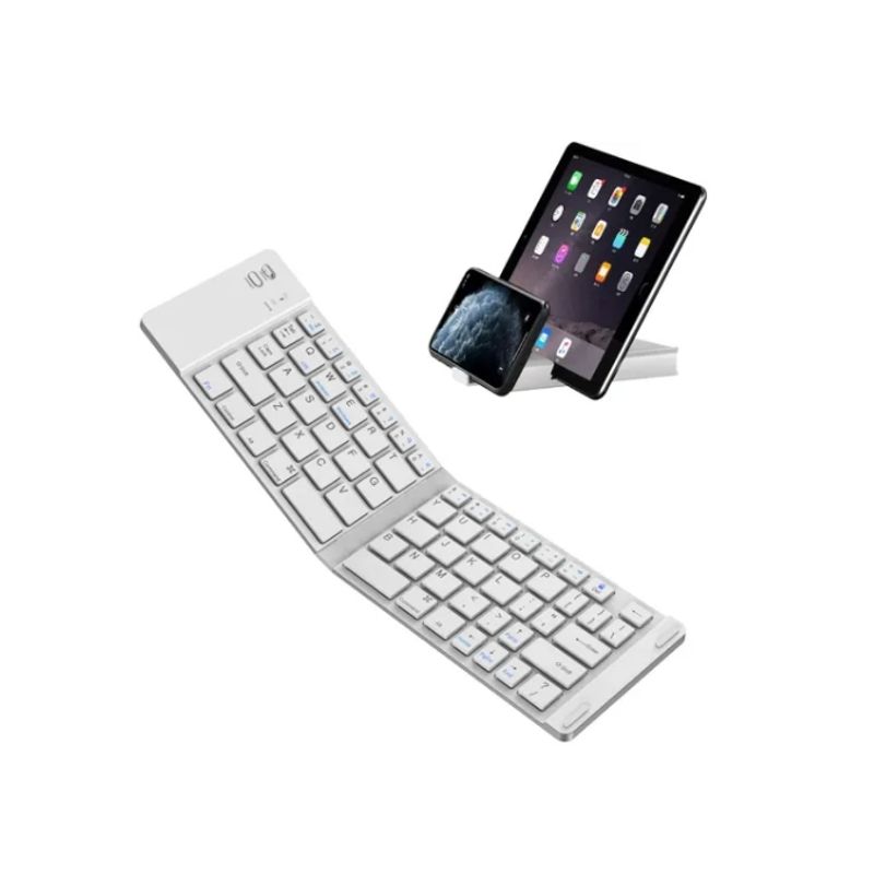 ESHOPANGIE - Mini Teclado Inalámbrico Plegable Portátil Bluetooth