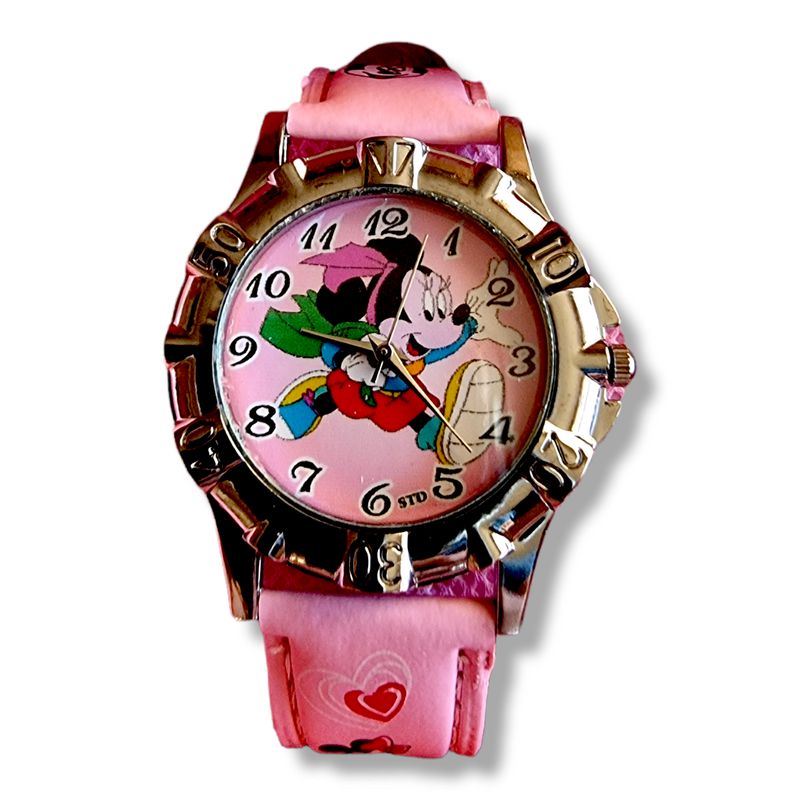 DISNEY CLASICOS - Reloj de Minnie rosado.