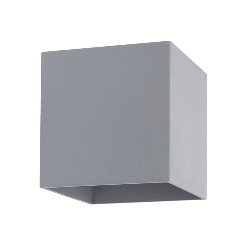HB LEDS - Apliqué LED Cuadrado 6W Gris