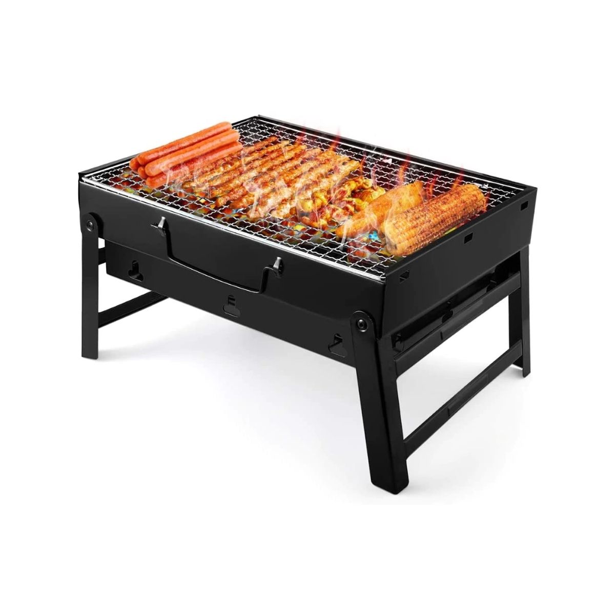 GENERICO - Parrillera Portátil A Carbón Barbacoa Camping Plegable