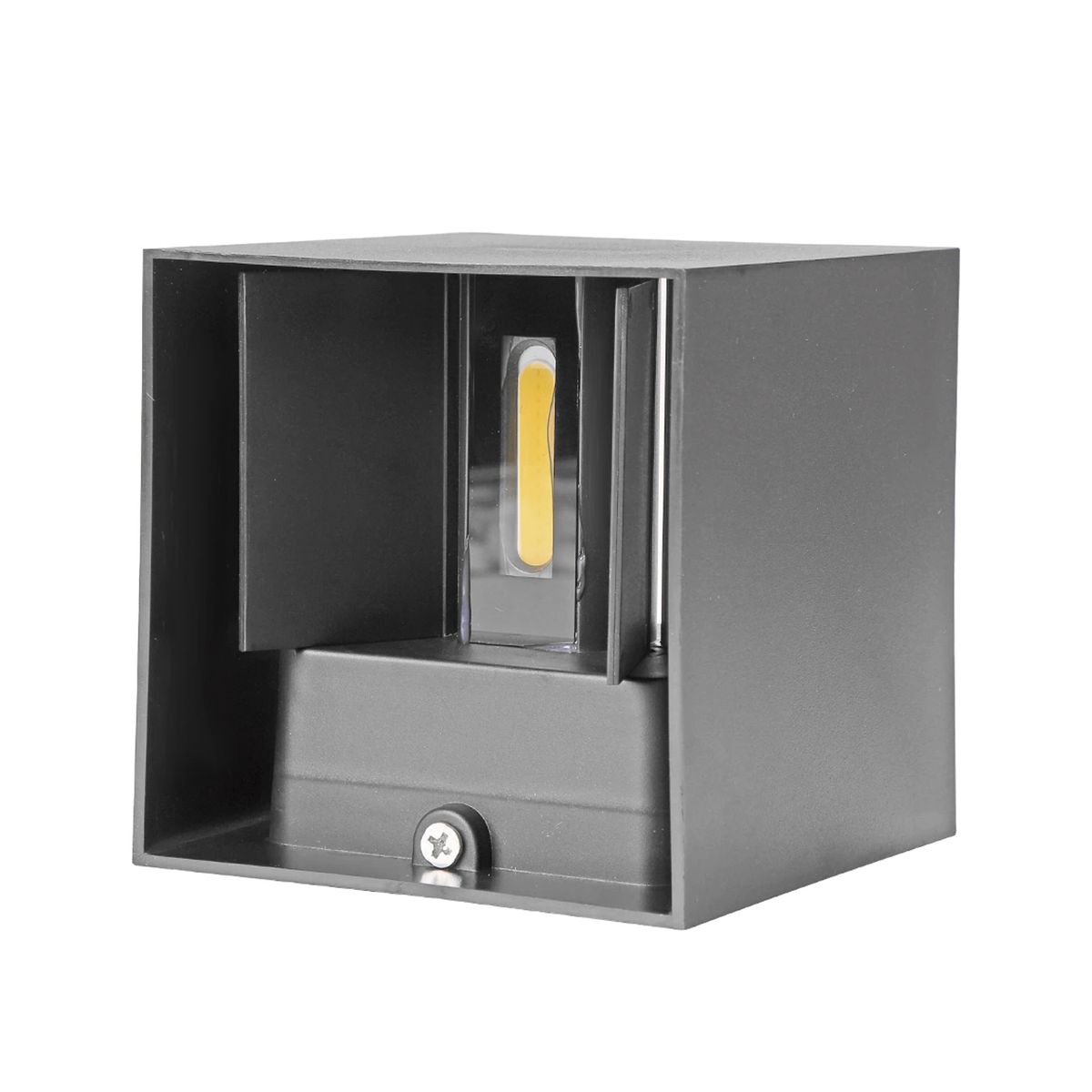 HB LEDS - Aplique LED Cuadrado 6w Negro