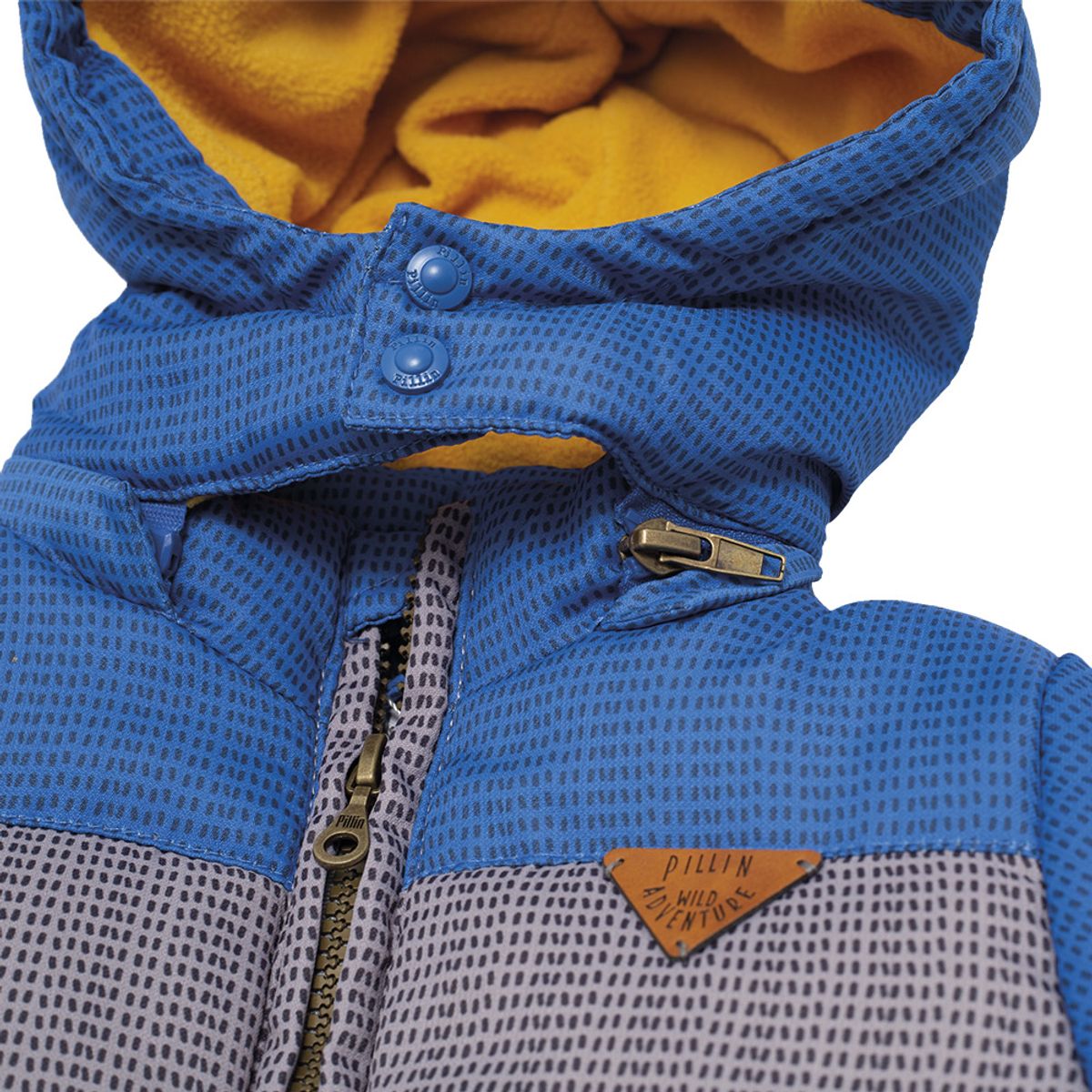 PILLIN - Parka con Capucha Bebé Niño Gris Pillin PILLIN