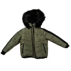 PILLIN - Parka con Capucha Niño Verde