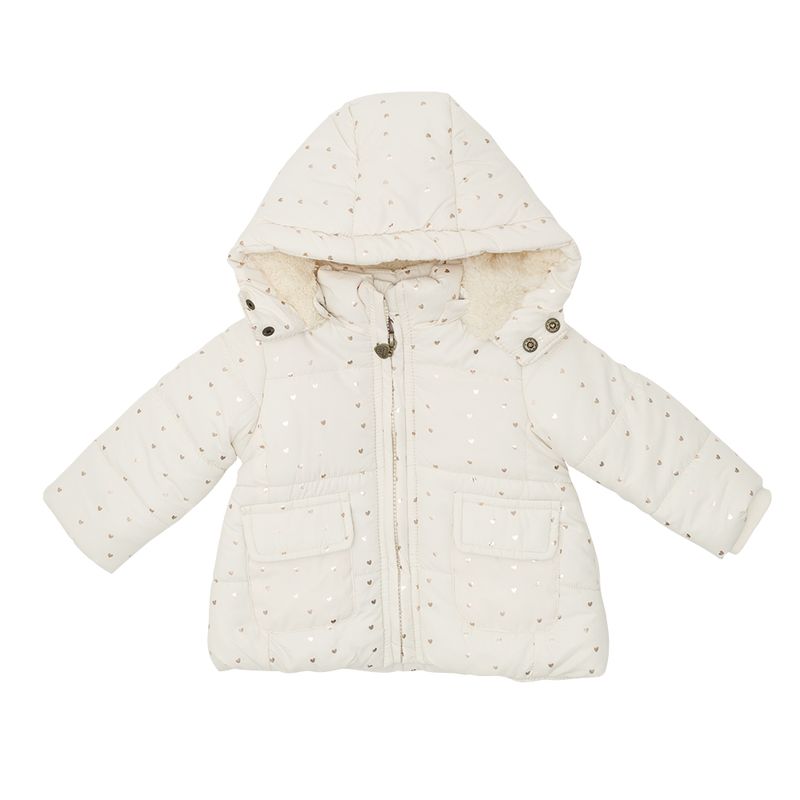 PILLIN - Parka C/Capucha Bebé Niña Crudo Pillin PILLIN