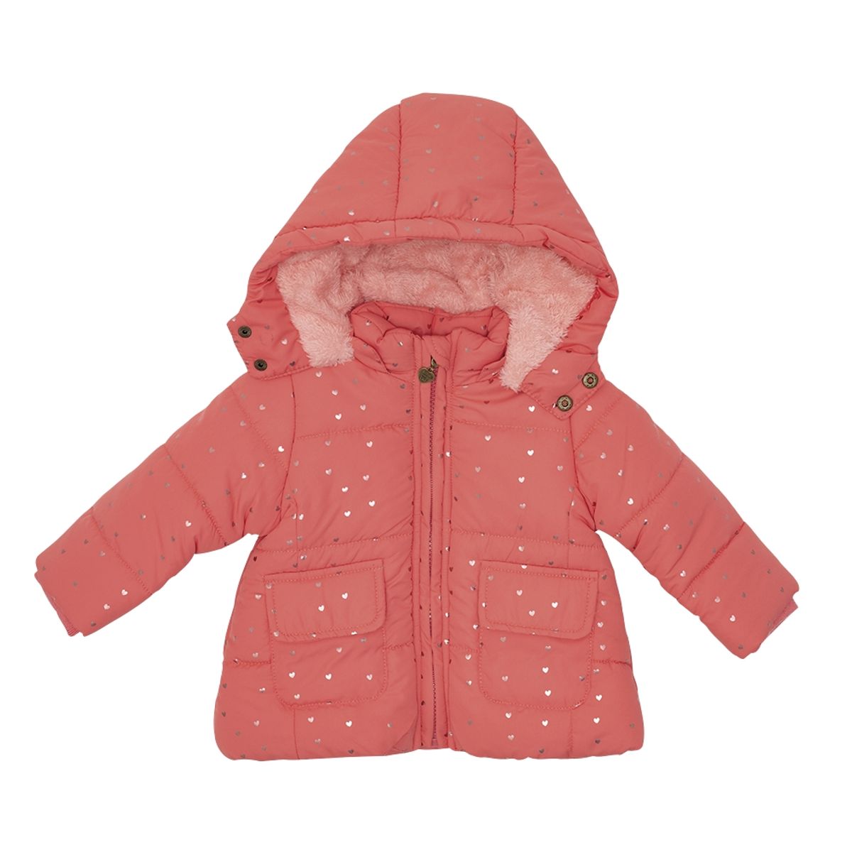 PILLIN - Parka C/Capucha Bebé Niña Rosado Pillin PILLIN