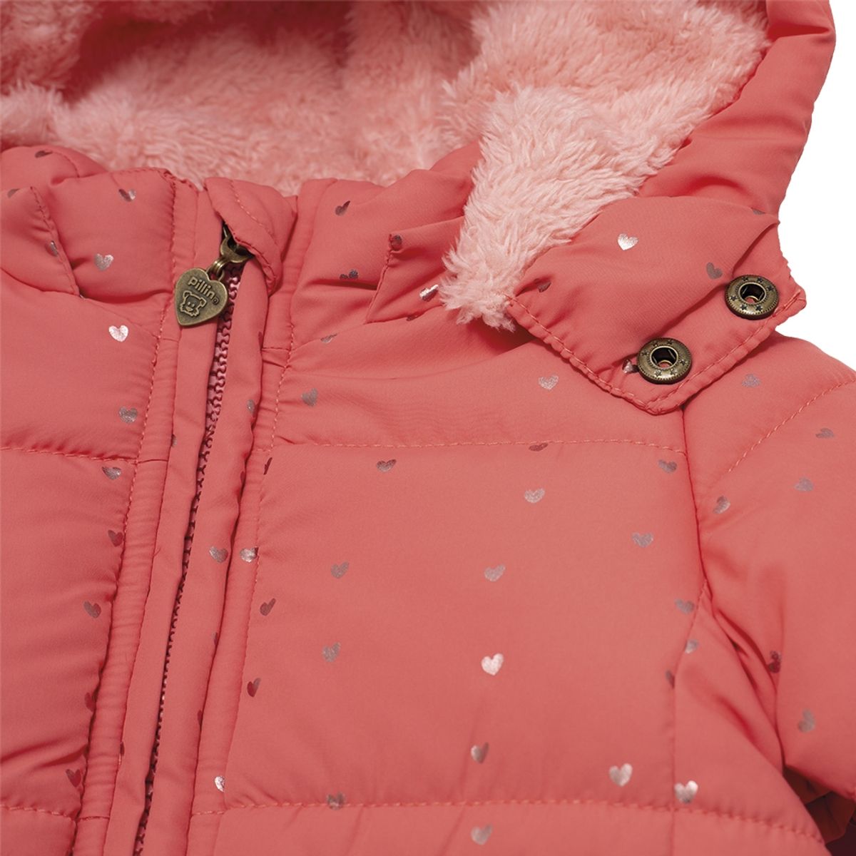 PILLIN - Parka C/Capucha Bebé Niña Rosado Pillin PILLIN
